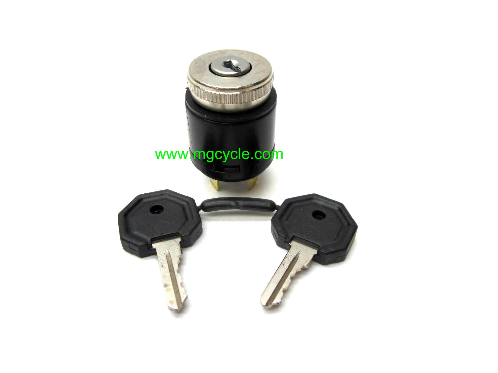 ignition switch, 3 wire, 2 position, Ducati bevel heads - Click Image to Close