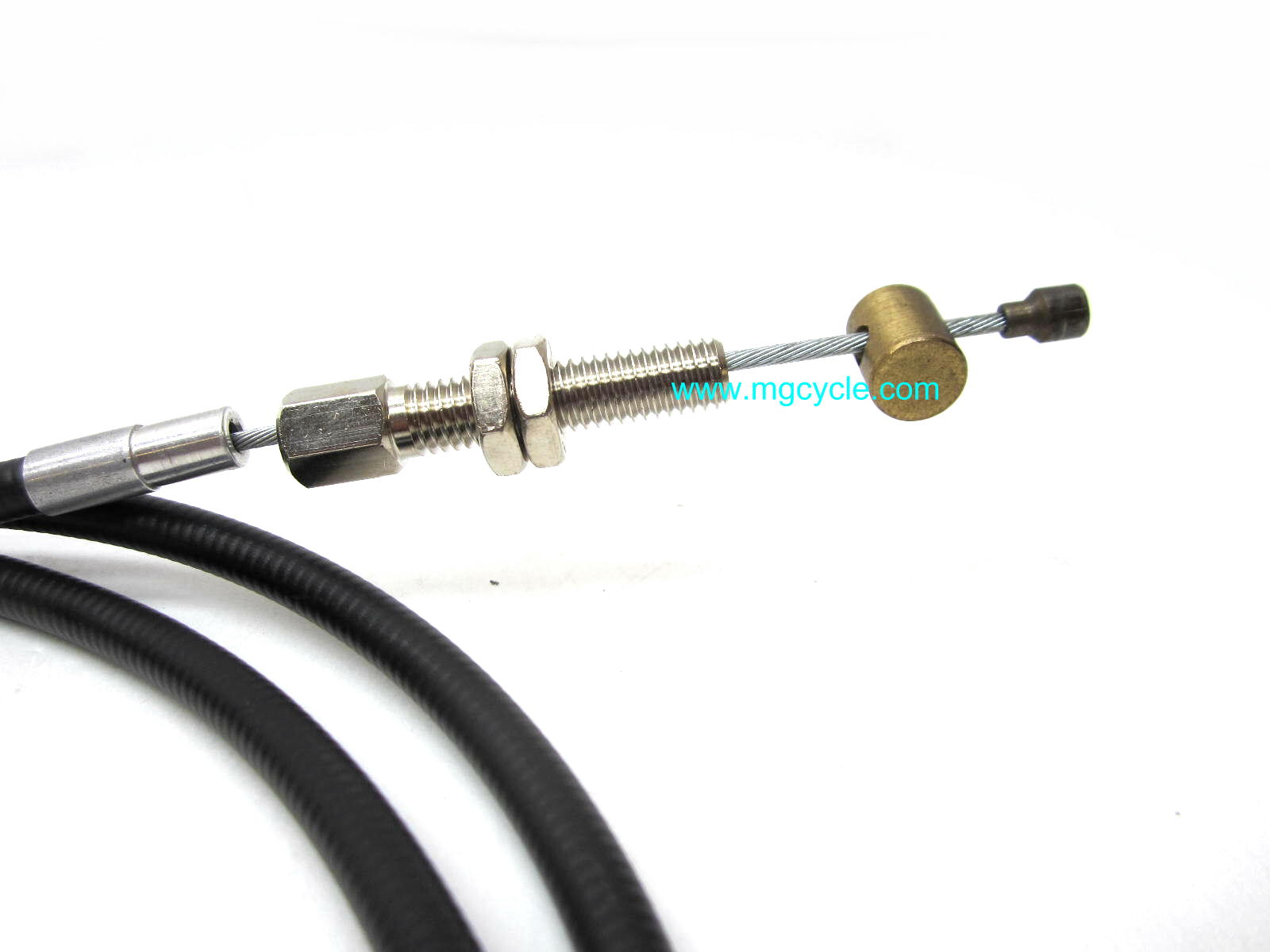 Clutch cable, Eldorado drum front brake police handlebars - Click Image to Close