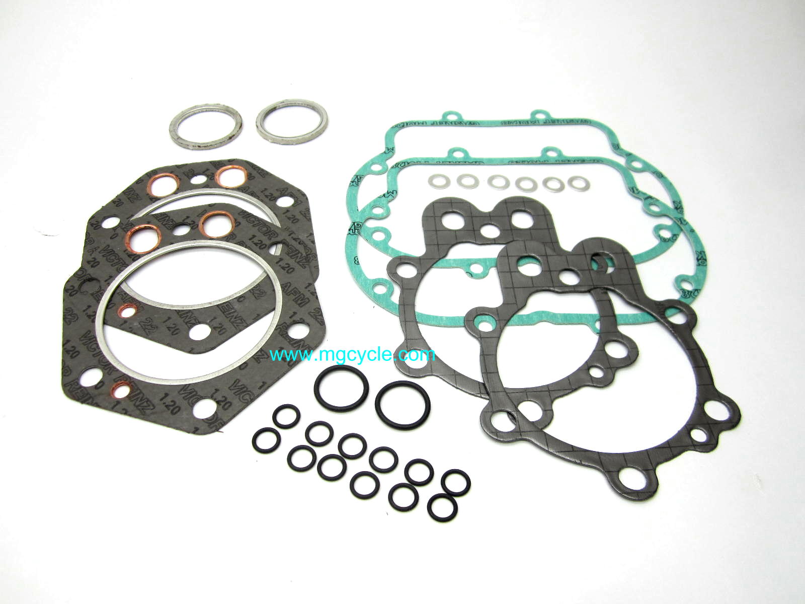 Top end engine gasket set 850T and 850T3 with Gilardoni oval - Click Image to Close