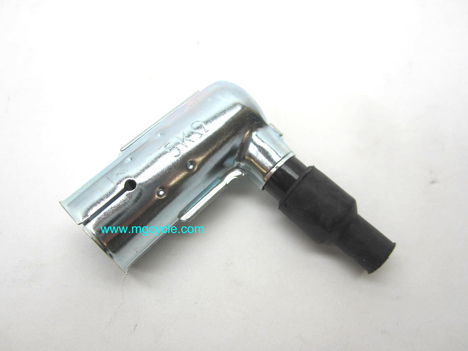 Bosch type metal shielded spark plug cap, 5k ohm - Click Image to Close