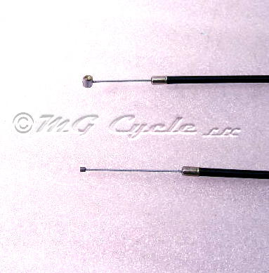 Throttle cable G5, Convert, Cali II, VHB blk plstc, 49.5" sheath - Click Image to Close