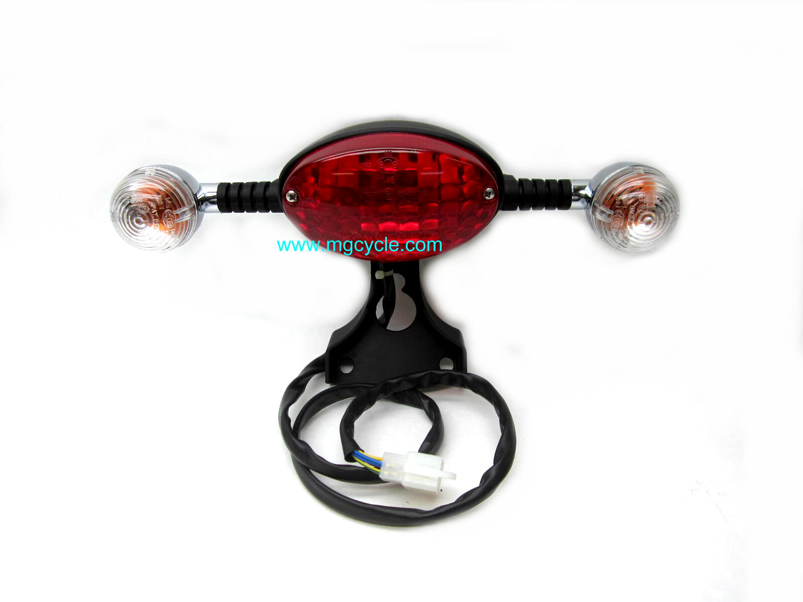 tail light group w/chrome turn signals V7 II Racer Special Stone - Click Image to Close