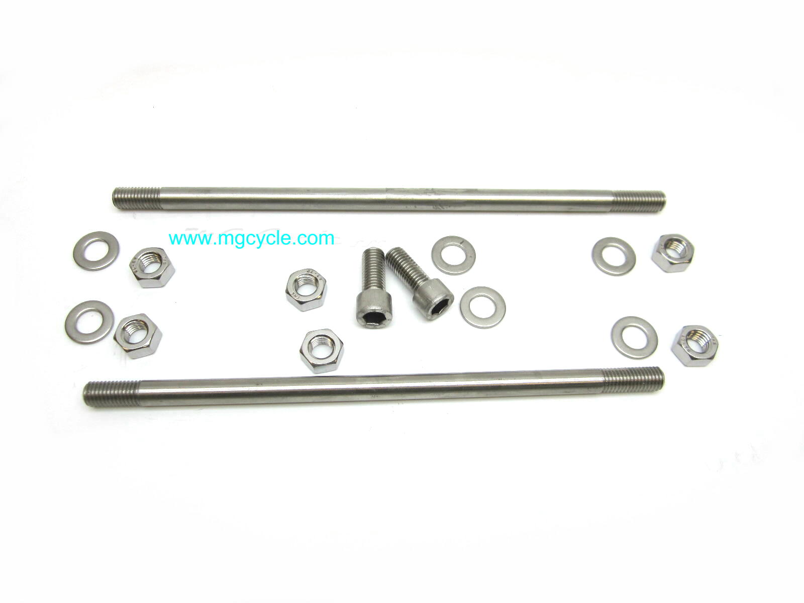 Stainless steel engine mounting kit - Click Image to Close