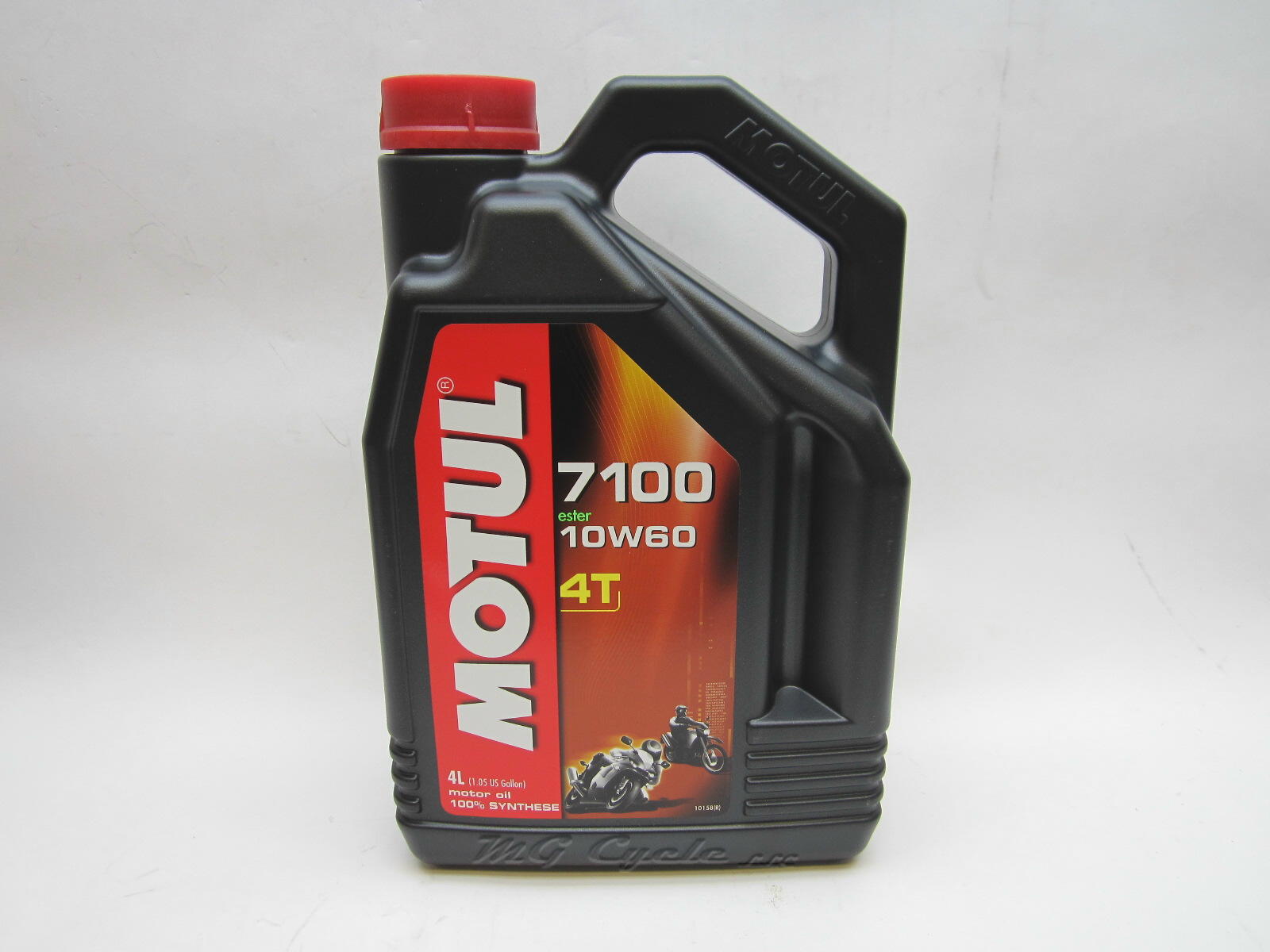4 Liter Motul 7100 4T 10W60 synthetic ester motor oil - Click Image to Close