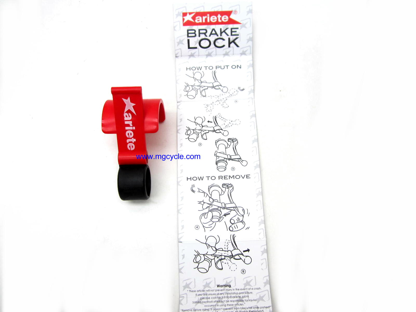 Ariete hand brake lever lock - Click Image to Close