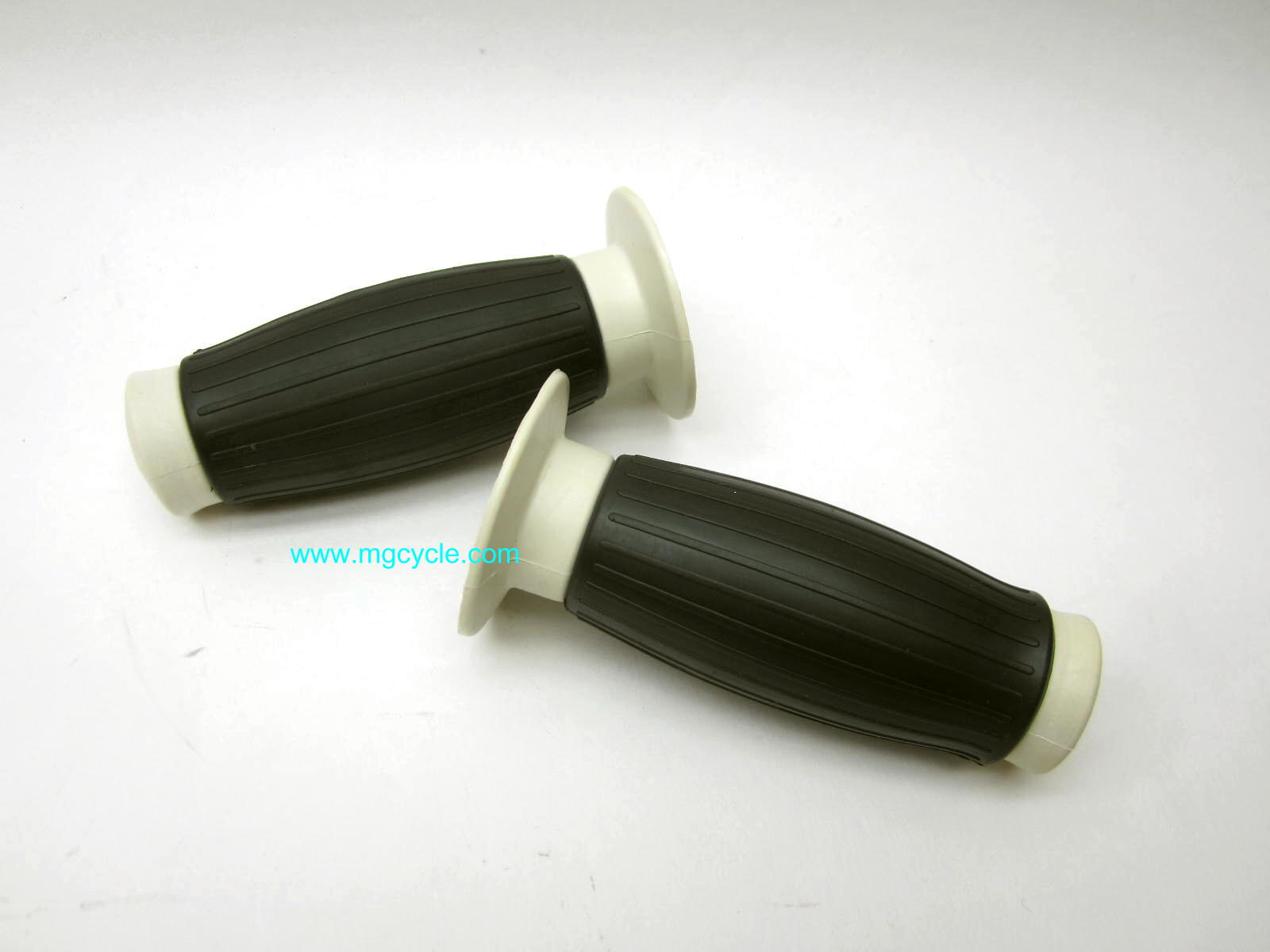 Hand grips, black/white, Ambassador Eldorado V700 - Click Image to Close