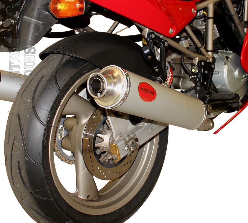 Mistral stainless steel round Ducati 900SS 750SS : DUH0014