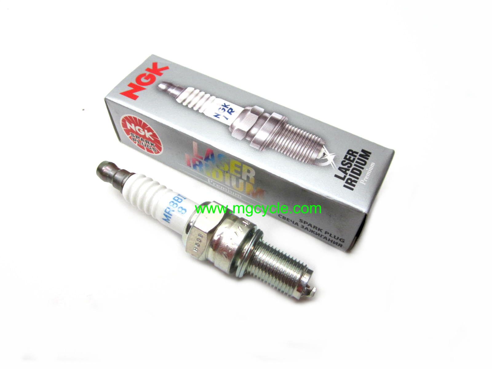 NGK Laser Iridium spark plug, V85TT, Guzzi 1A010638 - Click Image to Close