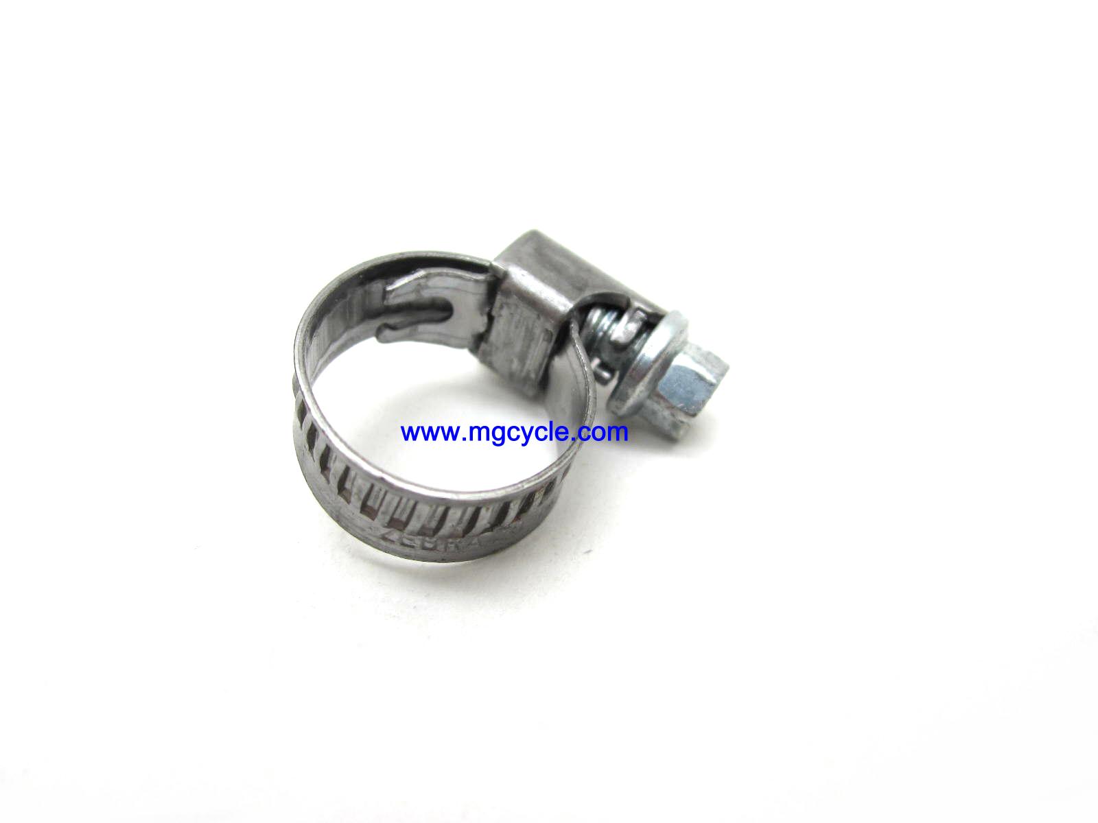 better hose clamp for 10 - 16 mm OD hose, 6mm wide