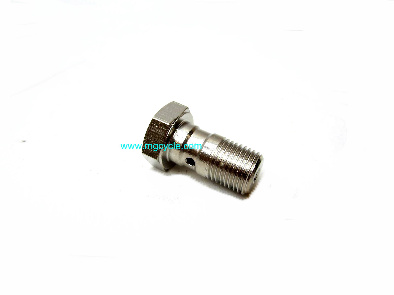 Brembo bright plated banjo bolt 10mm x 1.0 thread