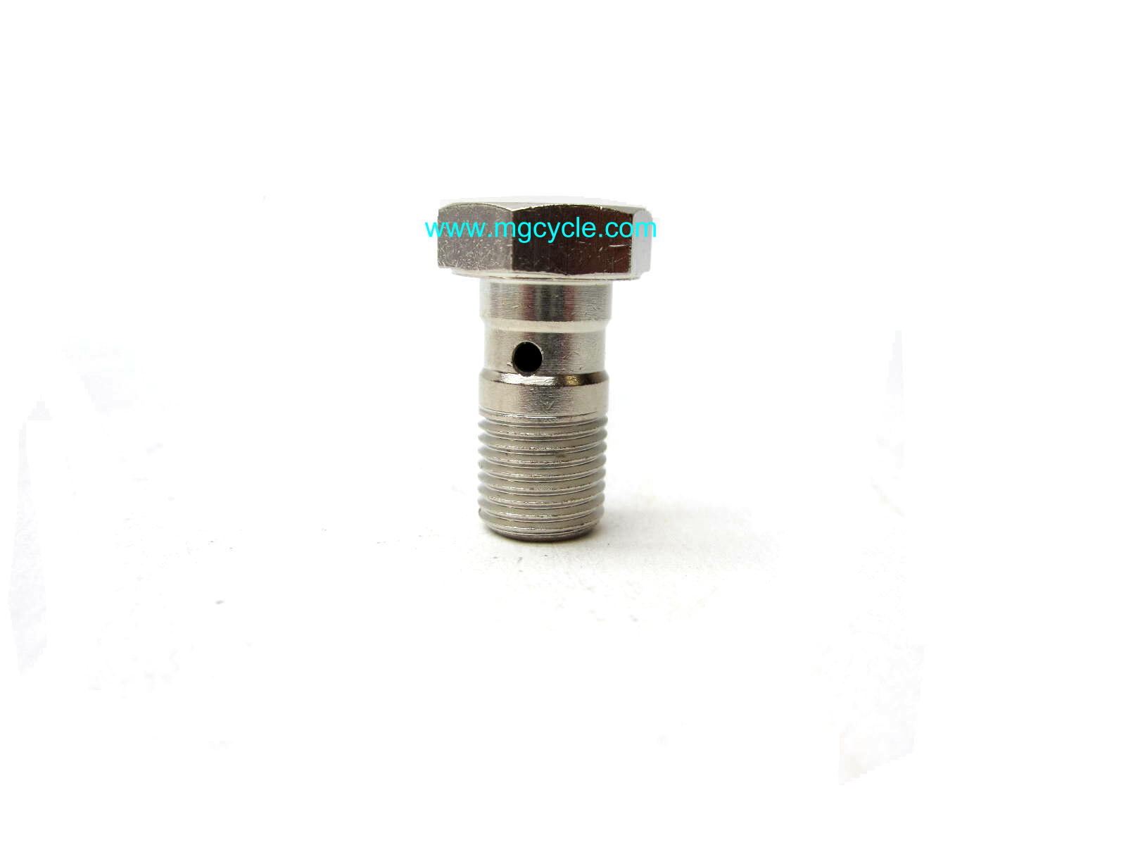 Brembo bright plated banjo bolt 10mm x 1.0 thread - Click Image to Close