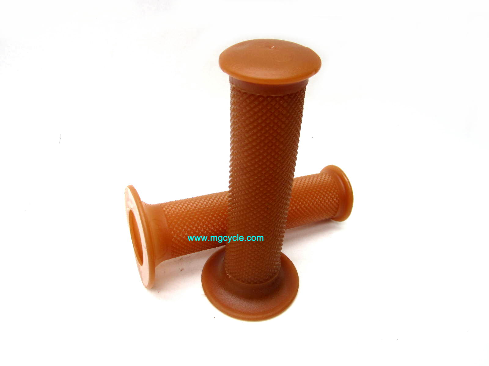 Italian Domino Cafe Racer Vintage Grips, classic natural color - Click Image to Close