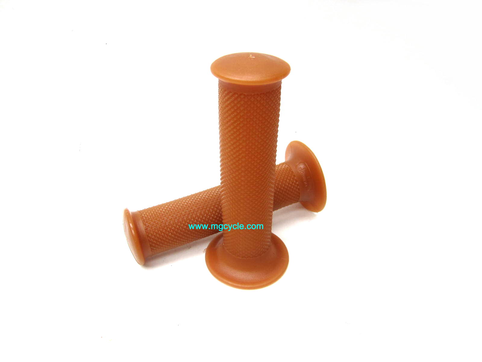 Italian Domino Cafe Racer Vintage Grips, classic natural color - Click Image to Close