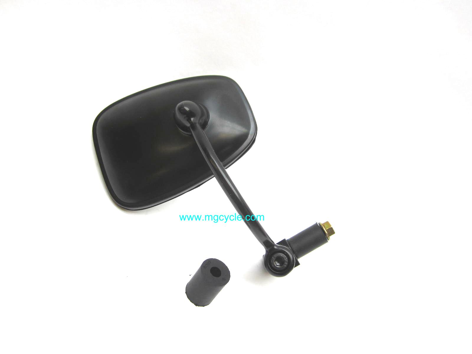 classic black bar end mirror - Click Image to Close