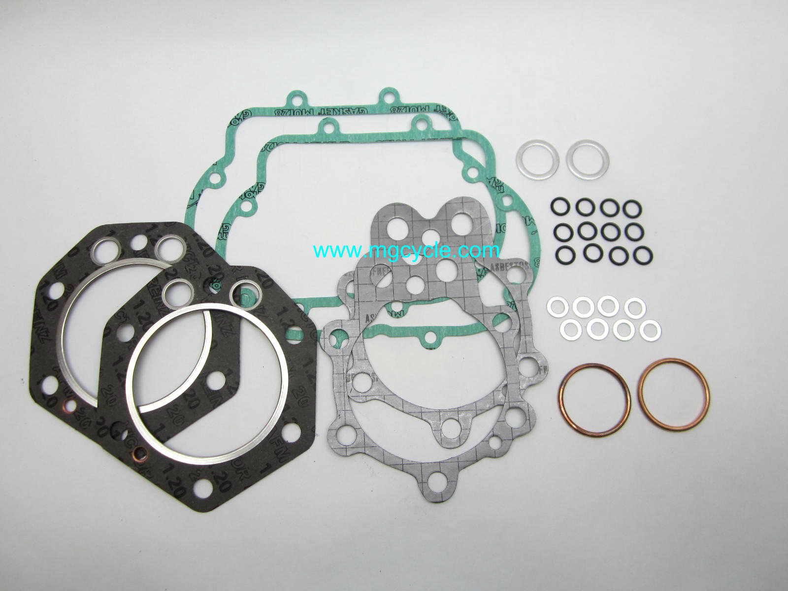 Top end engine gasket set for Ambassador, Eldorado V7 Sport - Click Image to Close