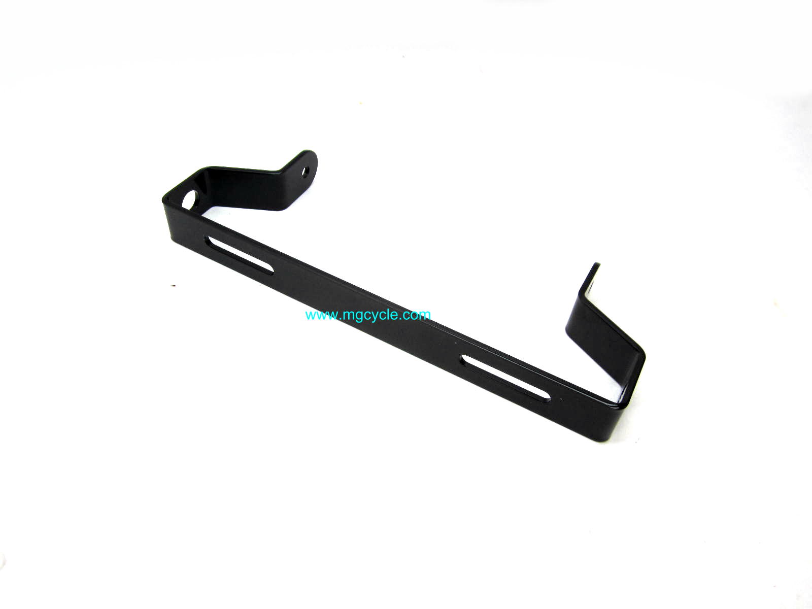 Rear turn signal mounting bracket, Amb, Eld, black powdercoat