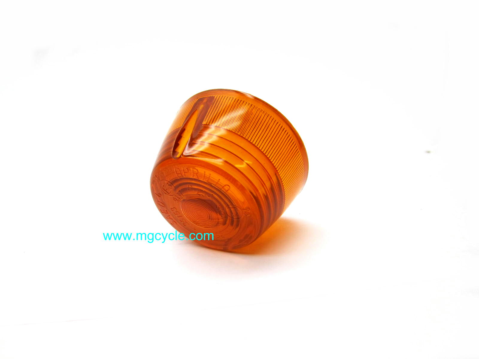 Amber lens for 1970s Aprilia turn signals 079503410 13753760 - Click Image to Close