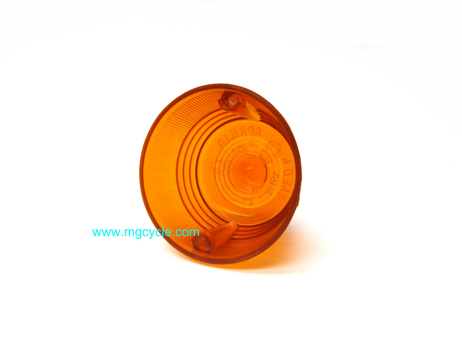 Amber lens for 1970s Aprilia turn signals 079503410 13753760