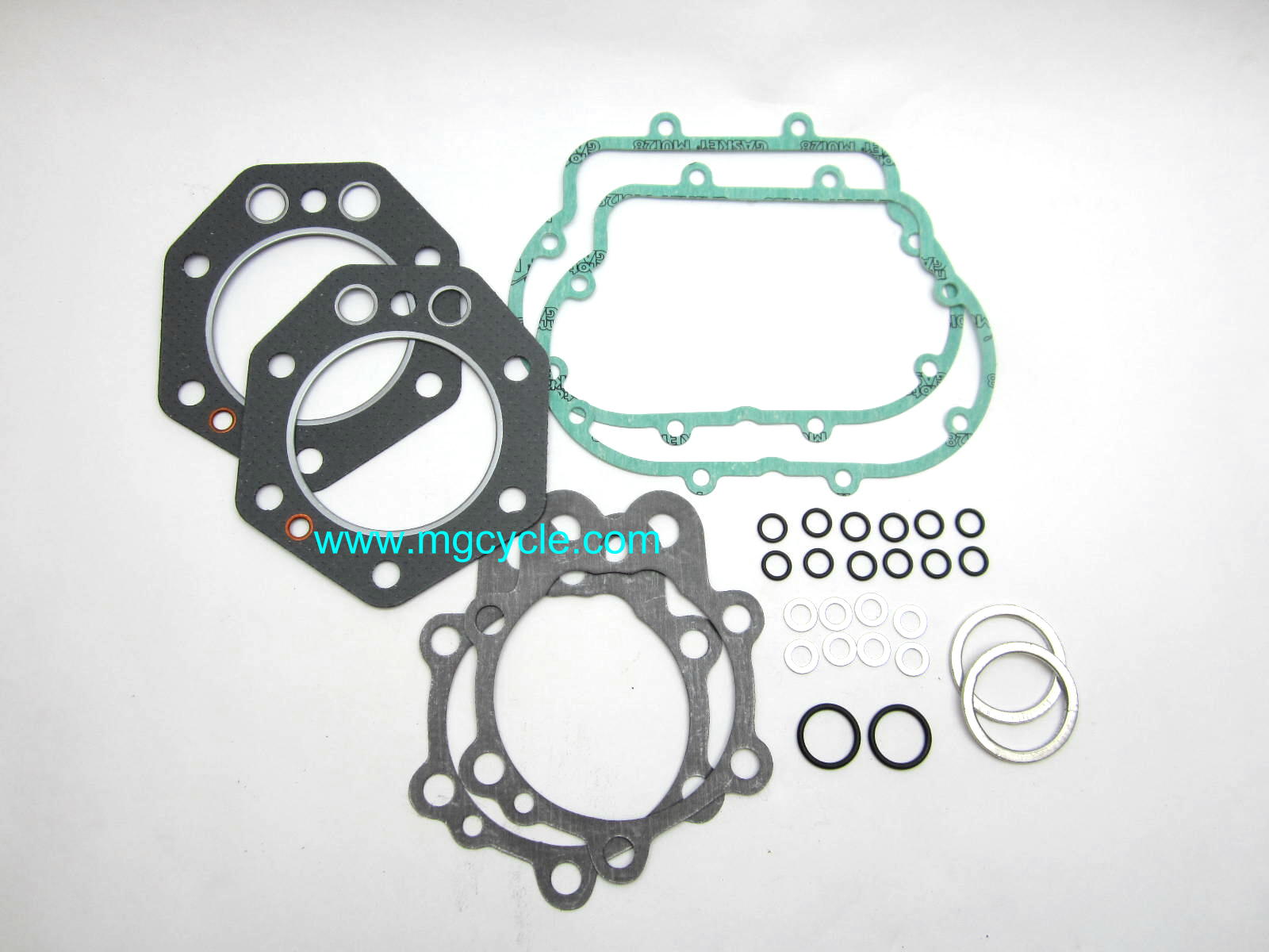 Top end engine gasket set 850cc 83mm round fin 1974-80