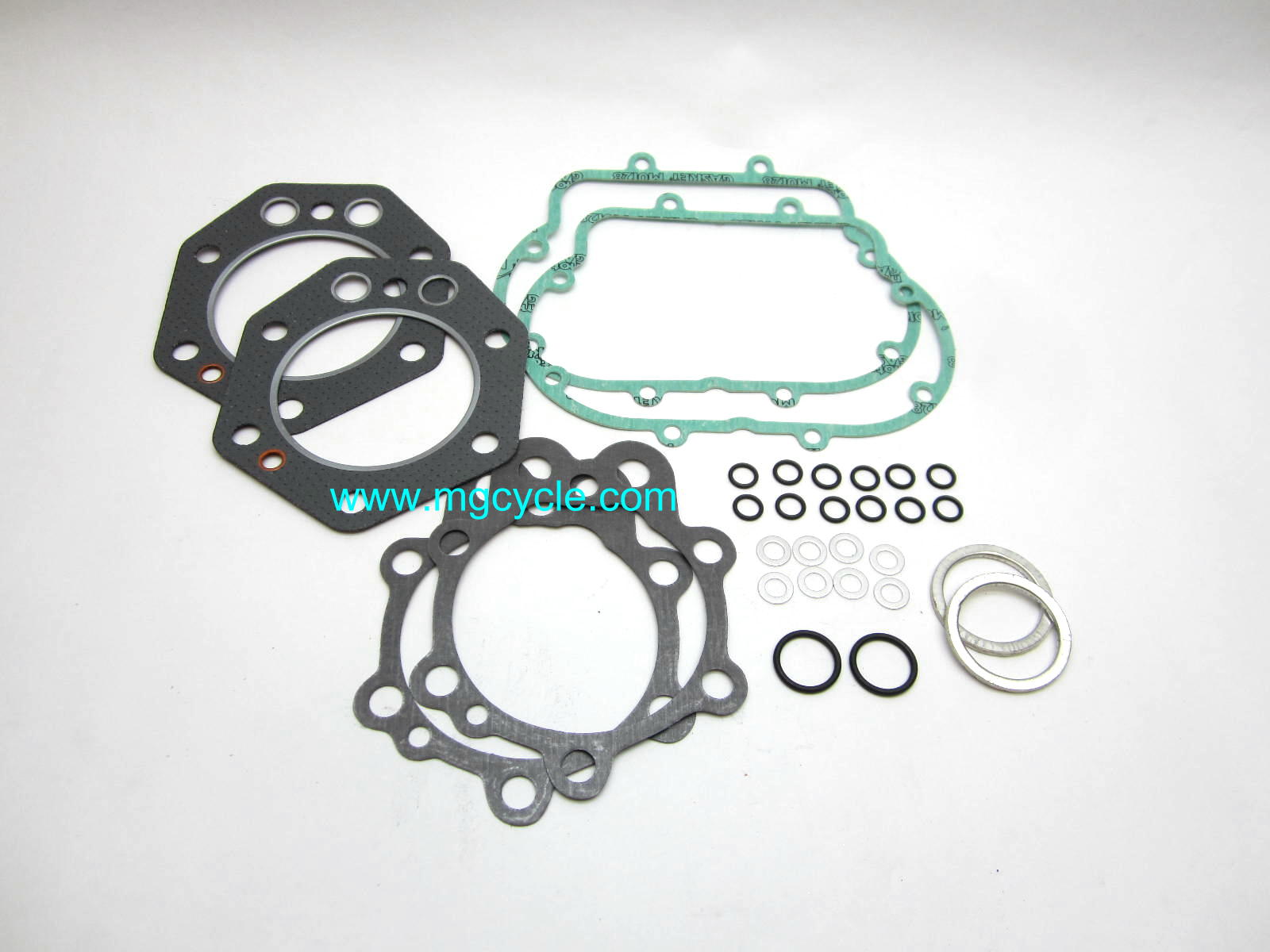 Top end engine gasket set 850cc 83mm round fin 1974-80 - Click Image to Close