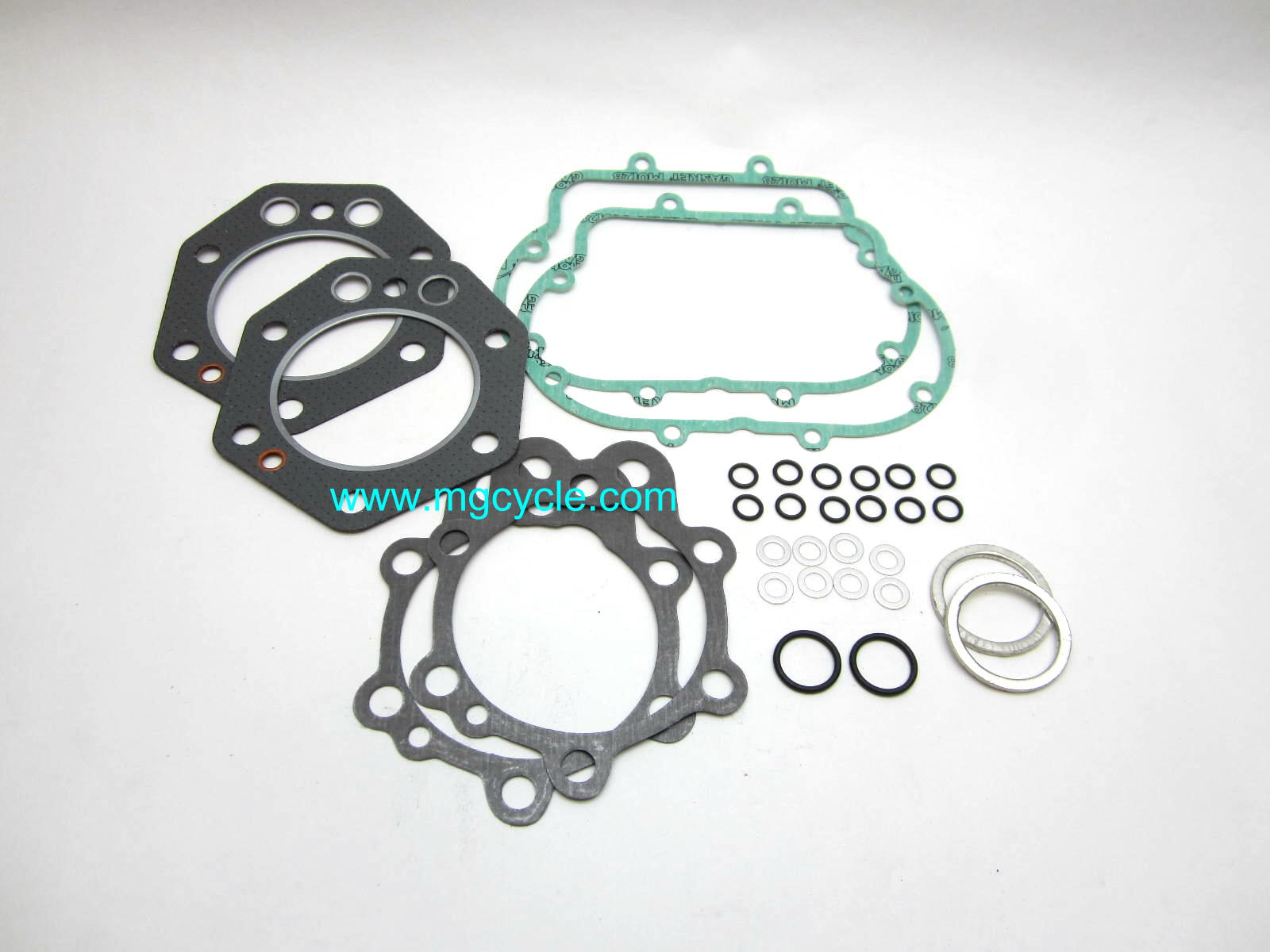 Top end engine gasket set 850cc 83mm round fin 1974-80