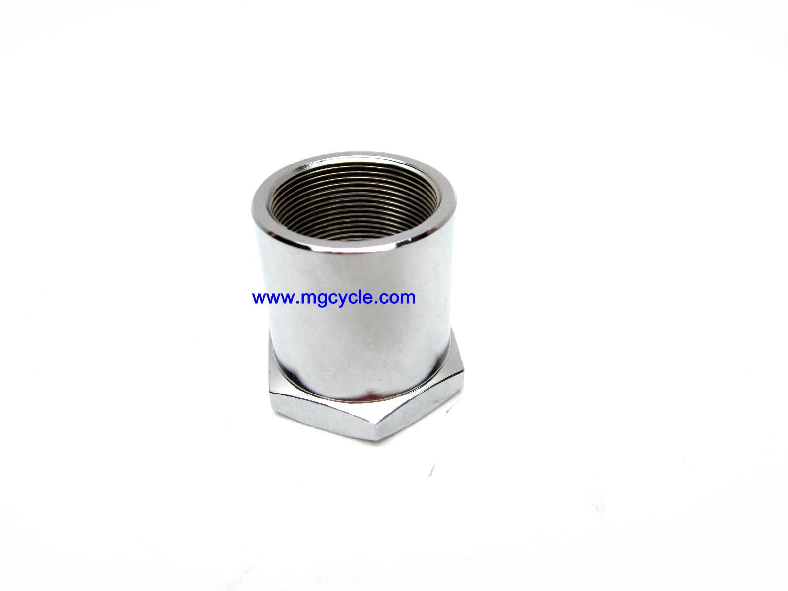 steering head nut, many models 1972-onward, replaces 17516600