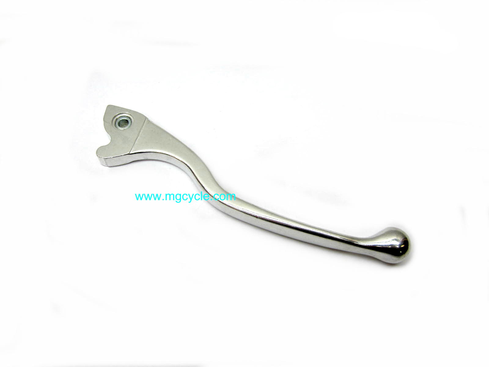 Brake lever, "dog leg" for round reservoir master cylinders