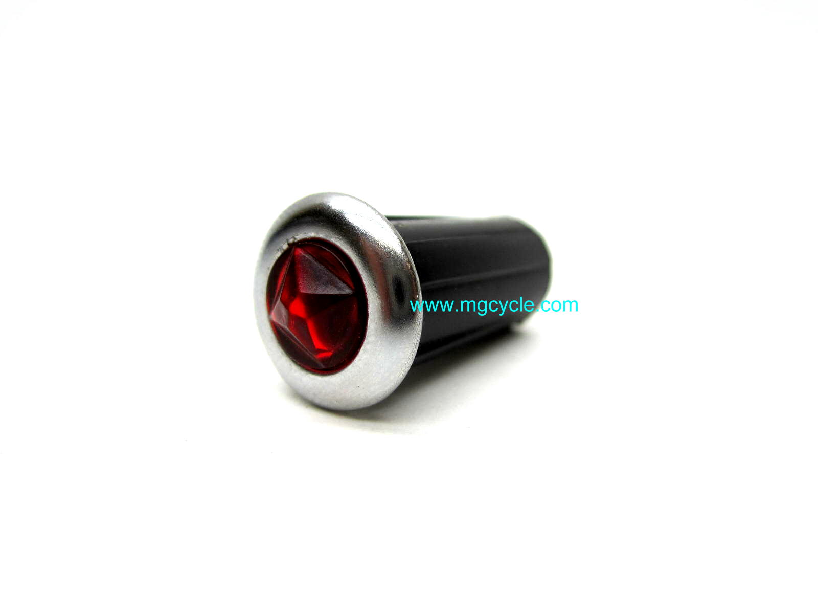 Idiot light lens trim ring and lamp holder red V7 Sport 850T
