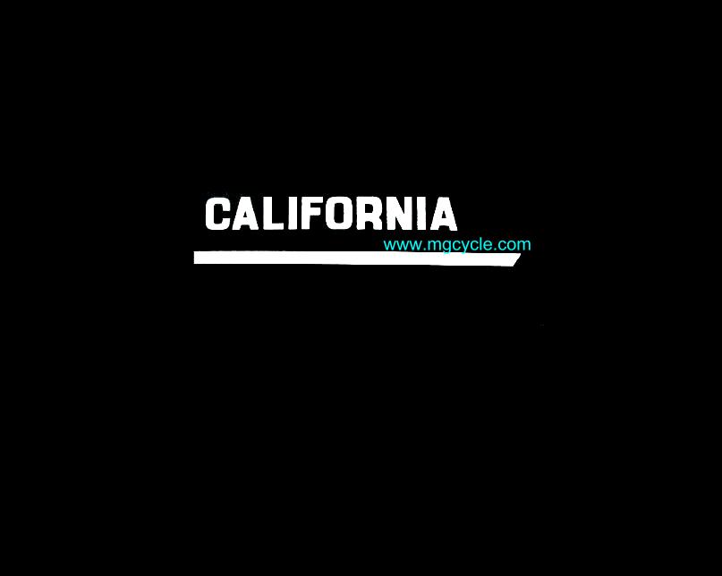 Sidecover decal pair for 850T3 California