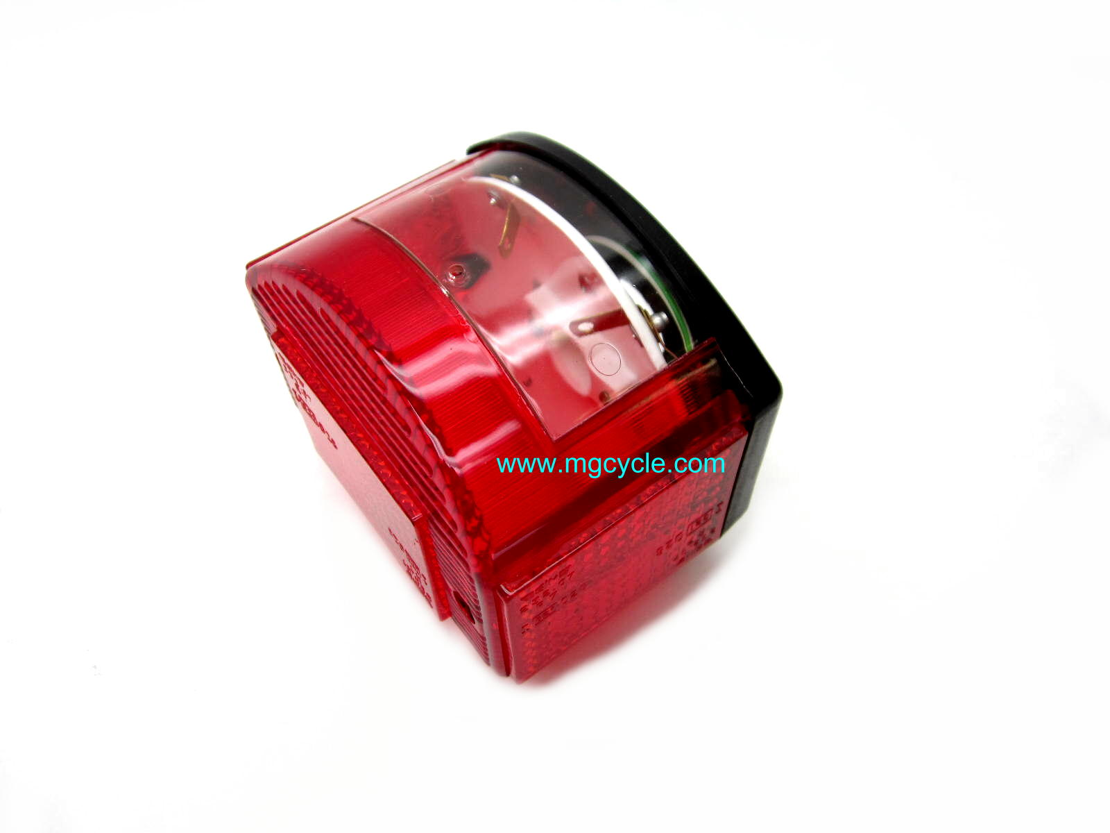 Economy CEV replica tail light, black base alternate to 17740900 - Click Image to Close