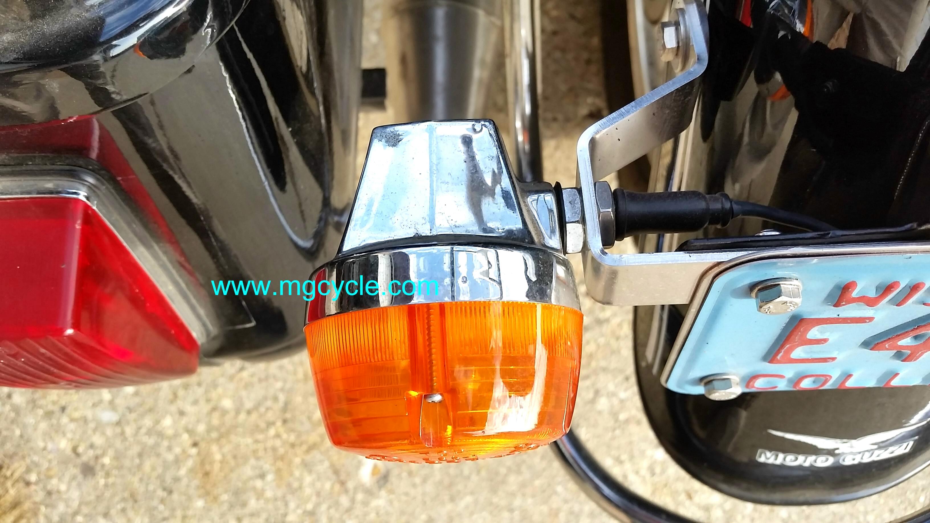 Replica CEV turn signal, chrome T3 T4 Convert G5 Cali II V50