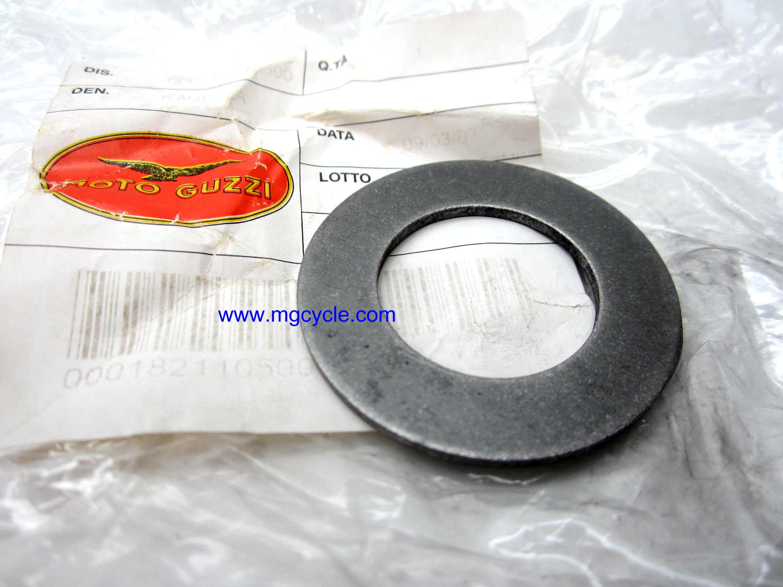 Transmission main shaft shim 2.0mm GU18211050