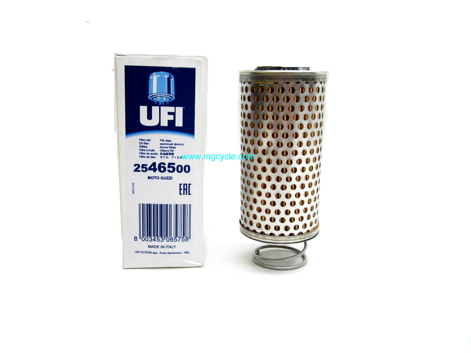 UFI oil filter, V35 V50 V50 II V50 III Monza V65C SP TT Lario