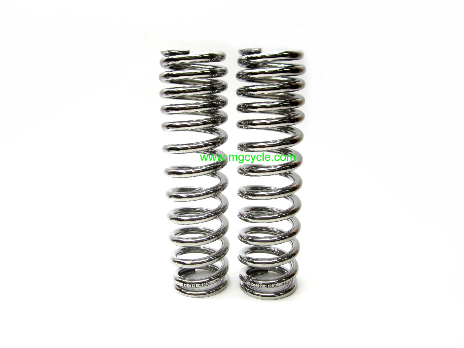 Ikon 235mm extra heavy spring set, chrome 235-32/41/52 - Click Image to Close