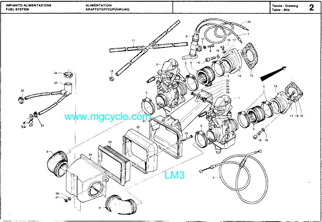 Air box assembly for early square heads 1983-1993 - Click Image to Close
