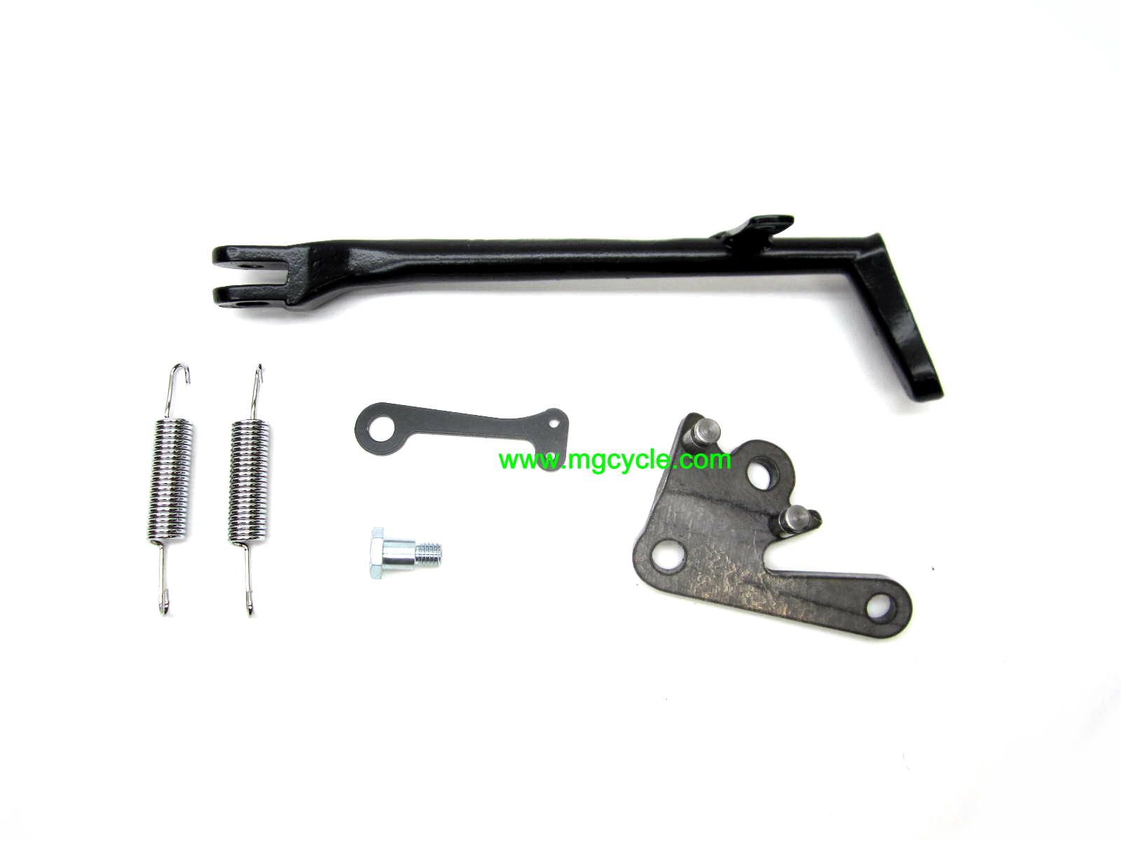 Mid-mount side stand kit for early Tonti frame models