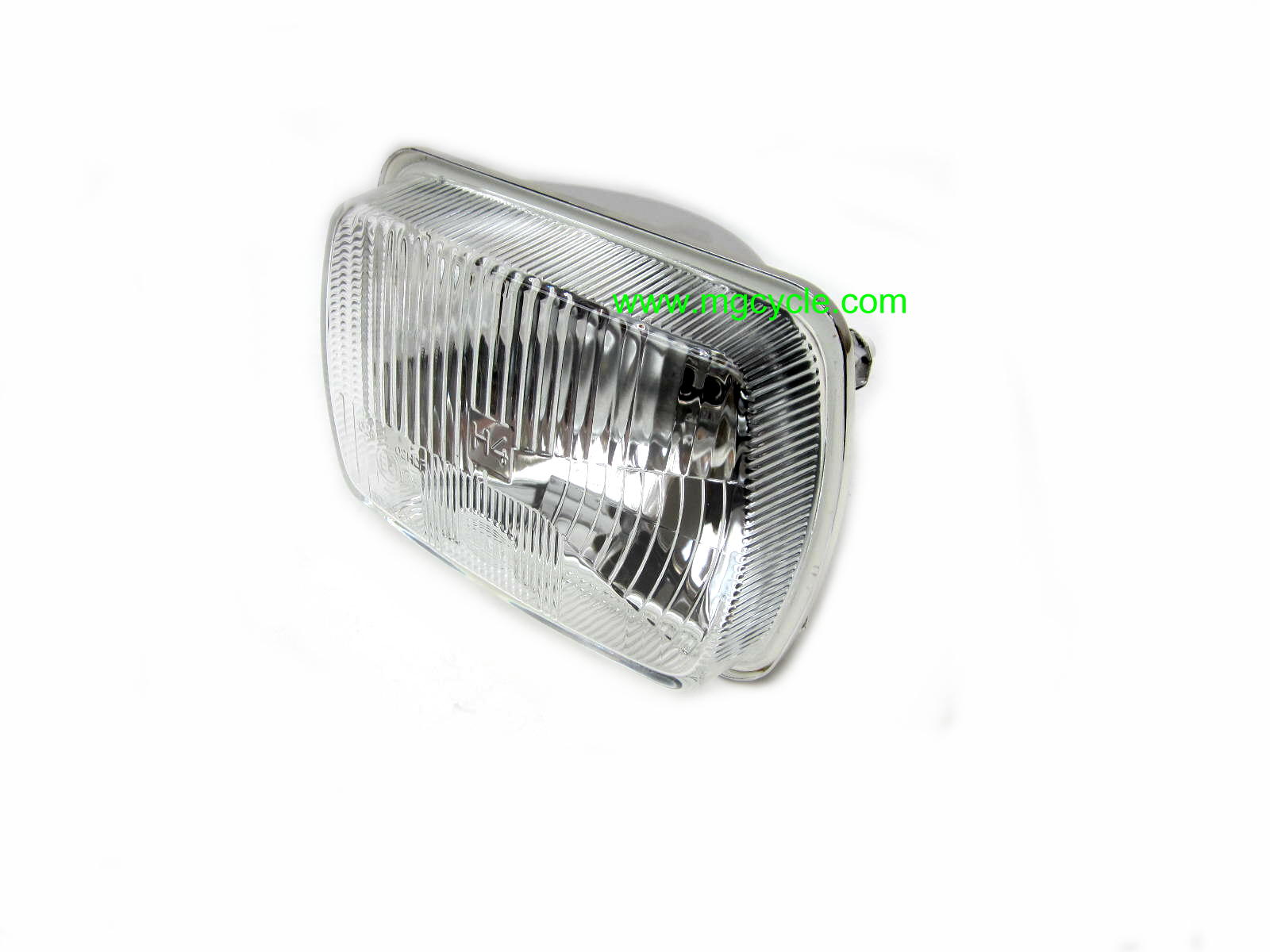 euro headlight, rectangular for fairing models 1980s-90s