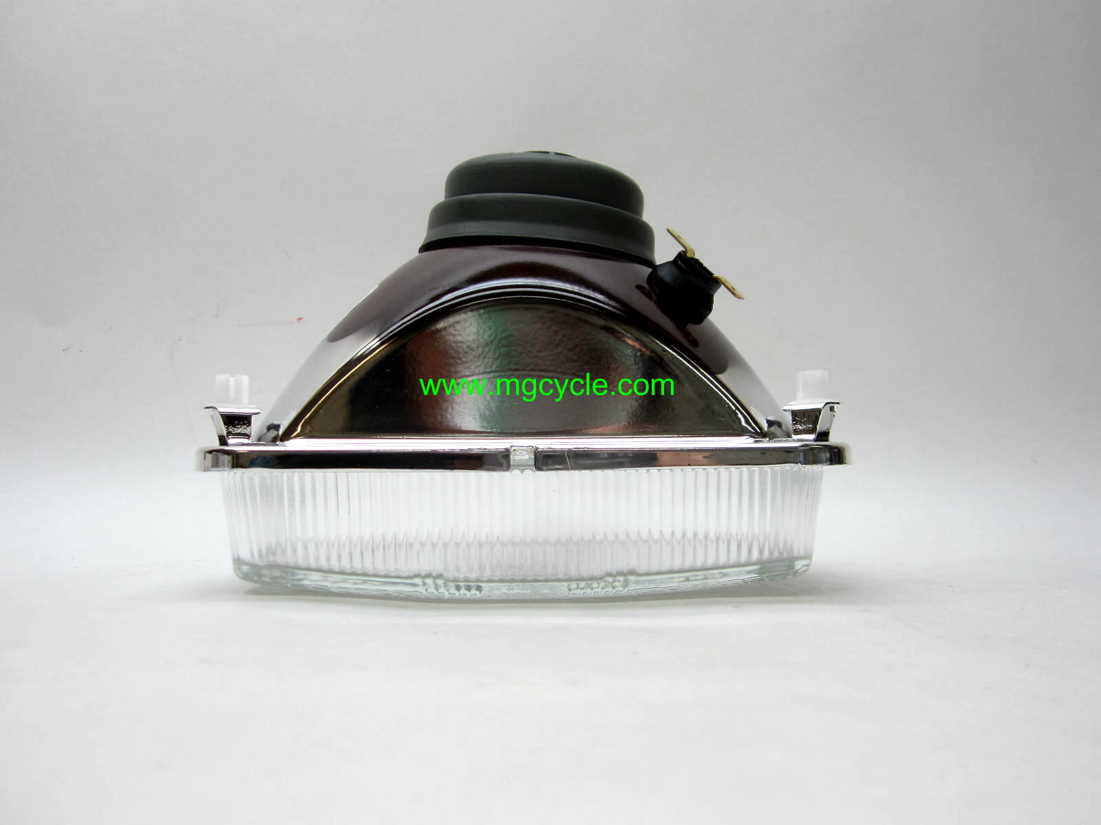 euro headlight, rectangular for fairing models 1980s-90s