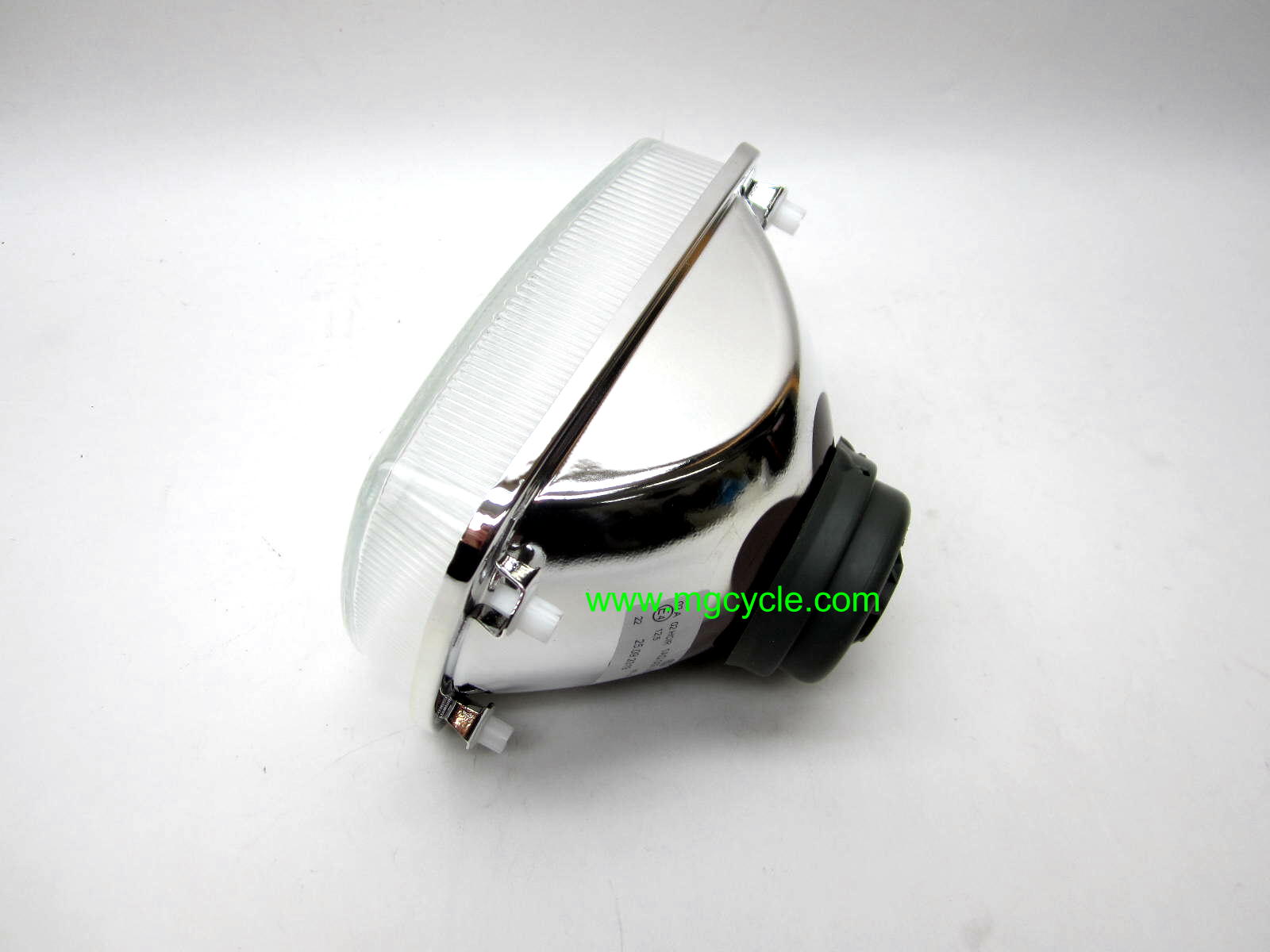 euro headlight, rectangular for fairing models 1980s-90s