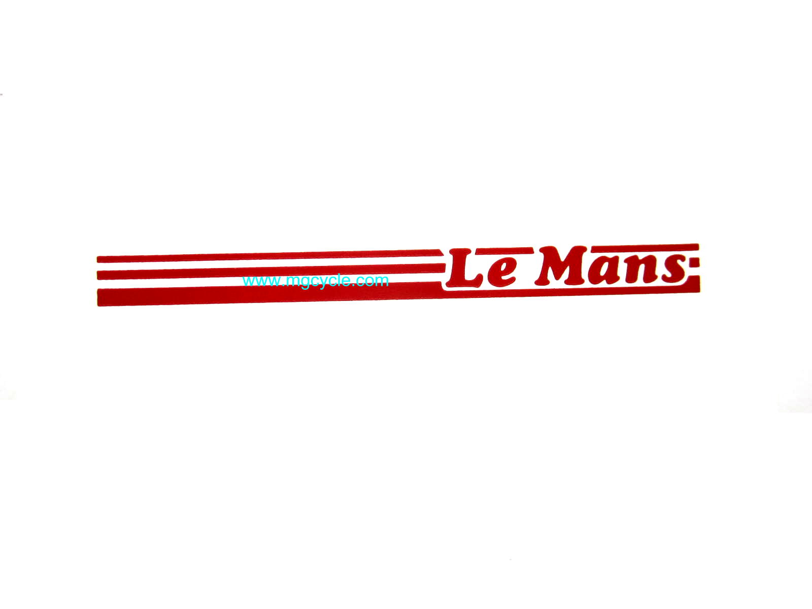 "LeMans" stripes decal, red, last version LeMans 5 - Click Image to Close