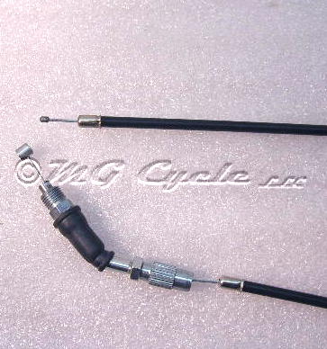 Throttle cable Cal3 carb long upper - Click Image to Close