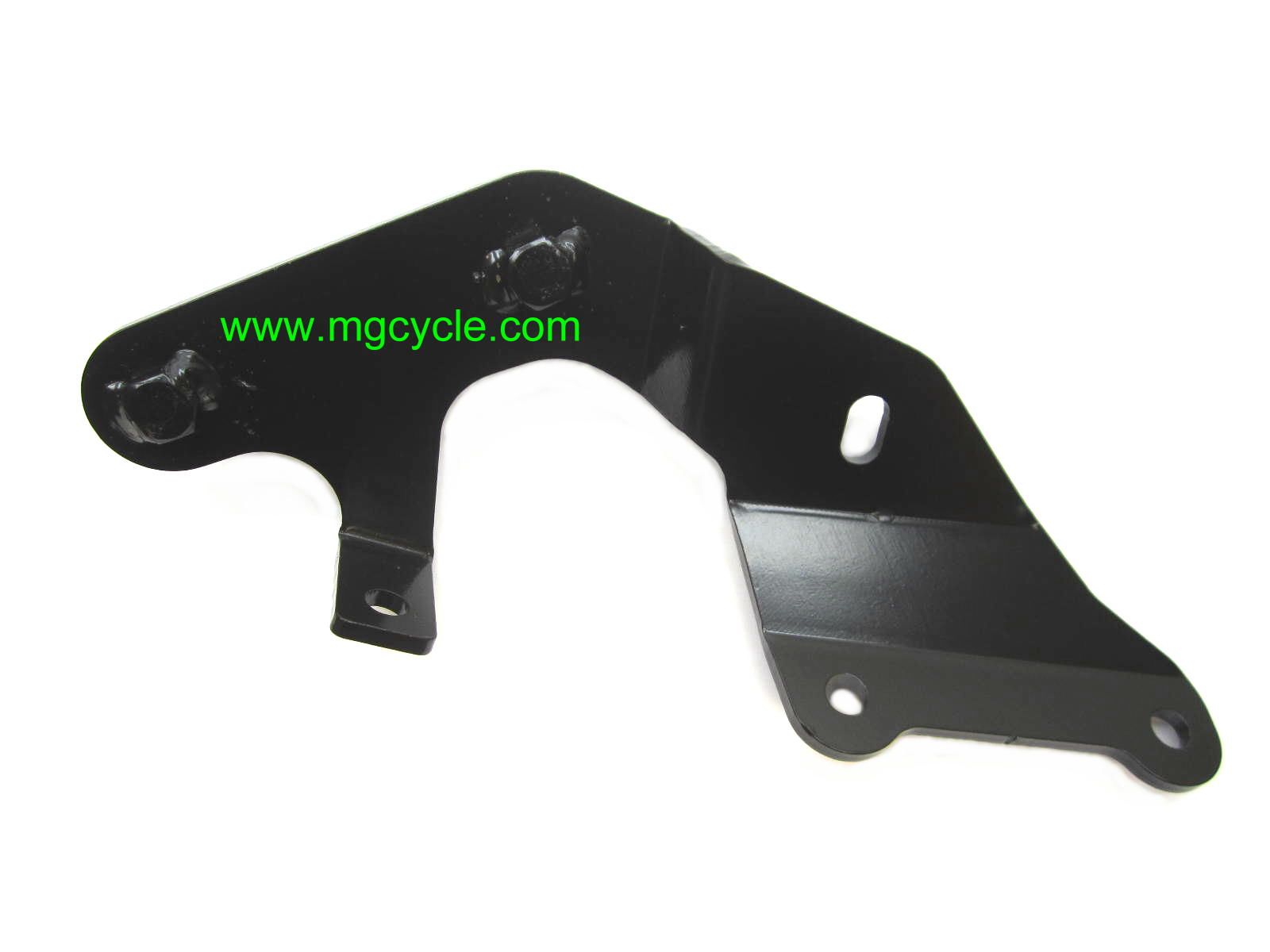 Left muffler support bracket for V9