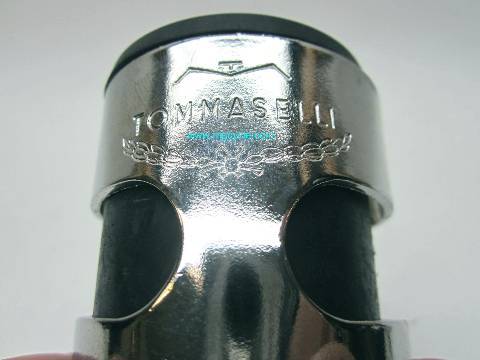Tommaselli headlight ears, 40mm fork Guzzi Cafe