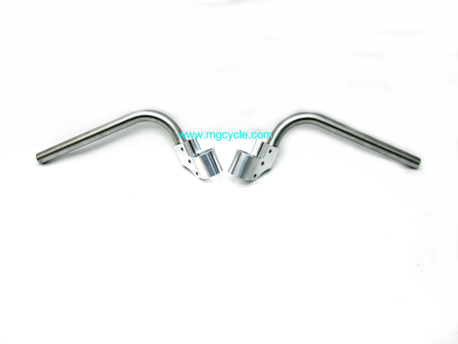 Adjustable clip-on handlebar set "Verlicchi Touring" 35mm forks