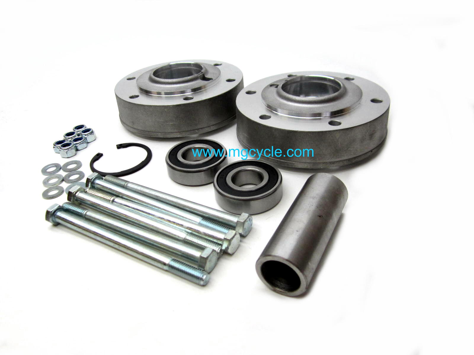 brake flange & wheel bearing carrier kit, narrow: V7 Sport, 750S