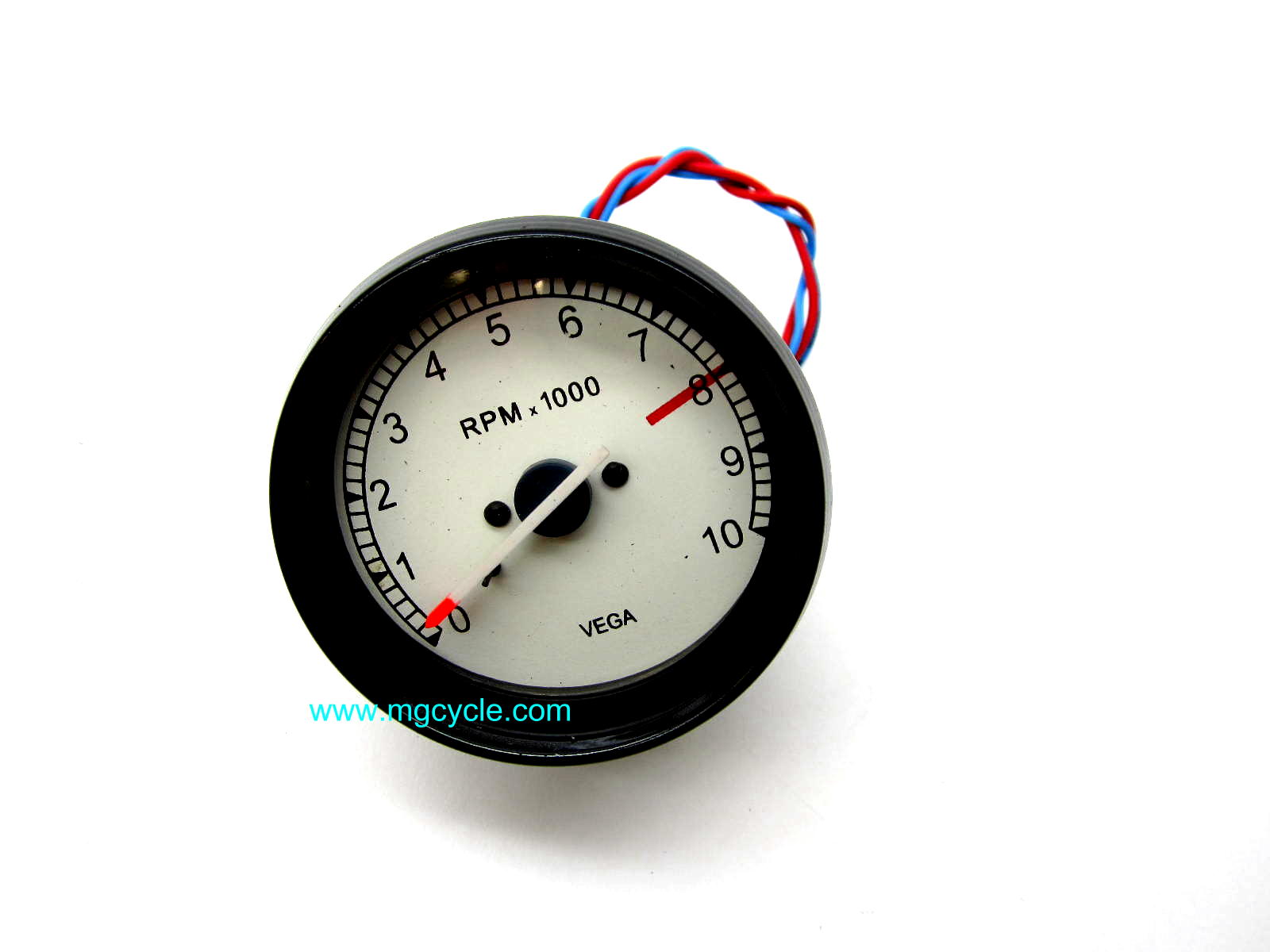 VEGA tachometer, 80mm, lighted - Click Image to Close