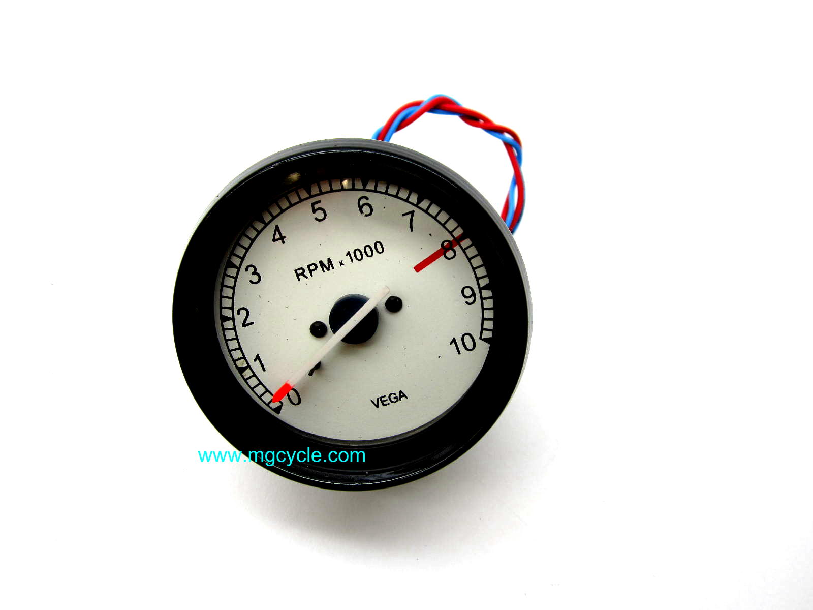 VEGA tachometer, 80mm, lighted