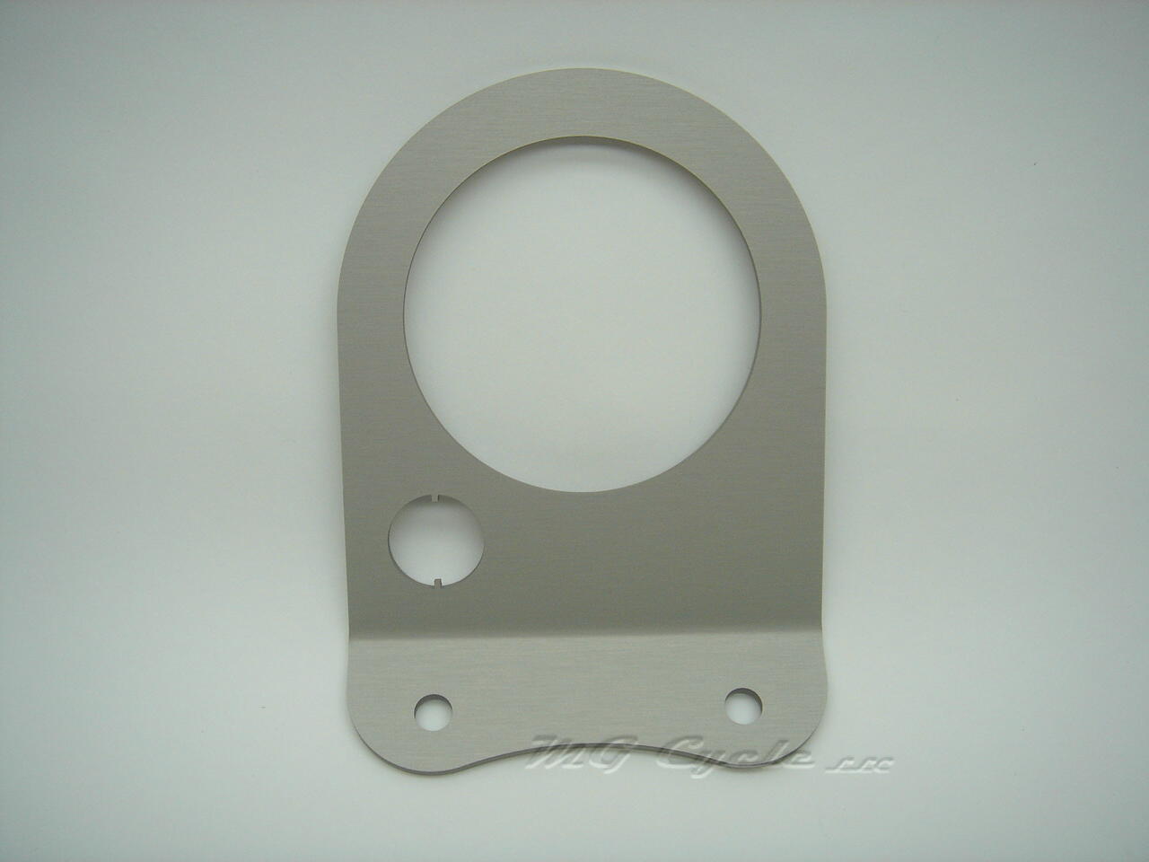 80mm silver instrument console face plate, single instrument