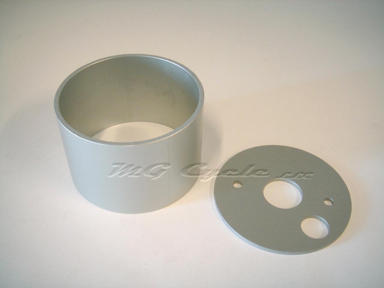 Aluminum gauge cup with base for 80mm Veglia - Click Image to Close