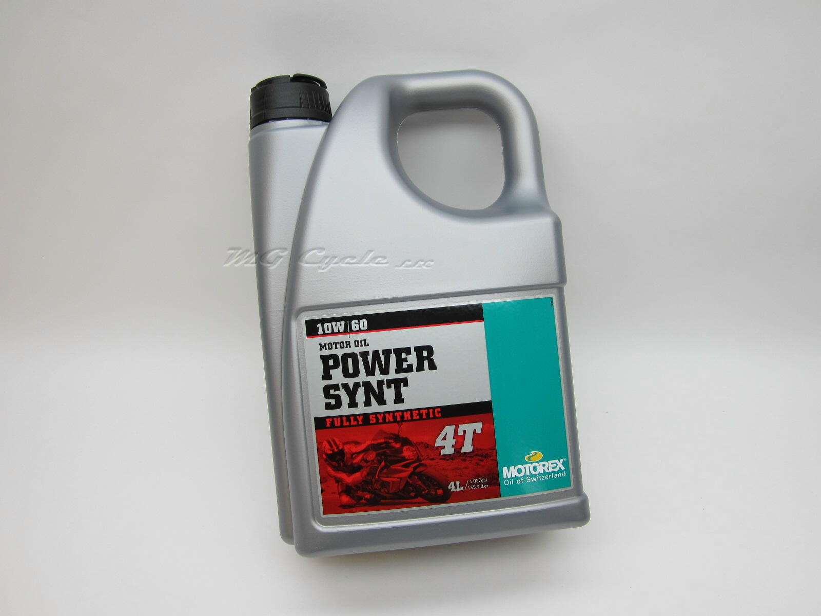 4 Liter Motorex POWER SYNT 4T 10W60 synthetic motor oil - Click Image to Close
